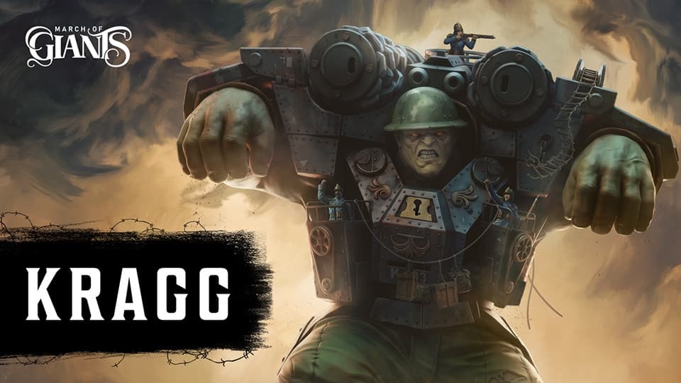 March of Giants official Kragg artwork